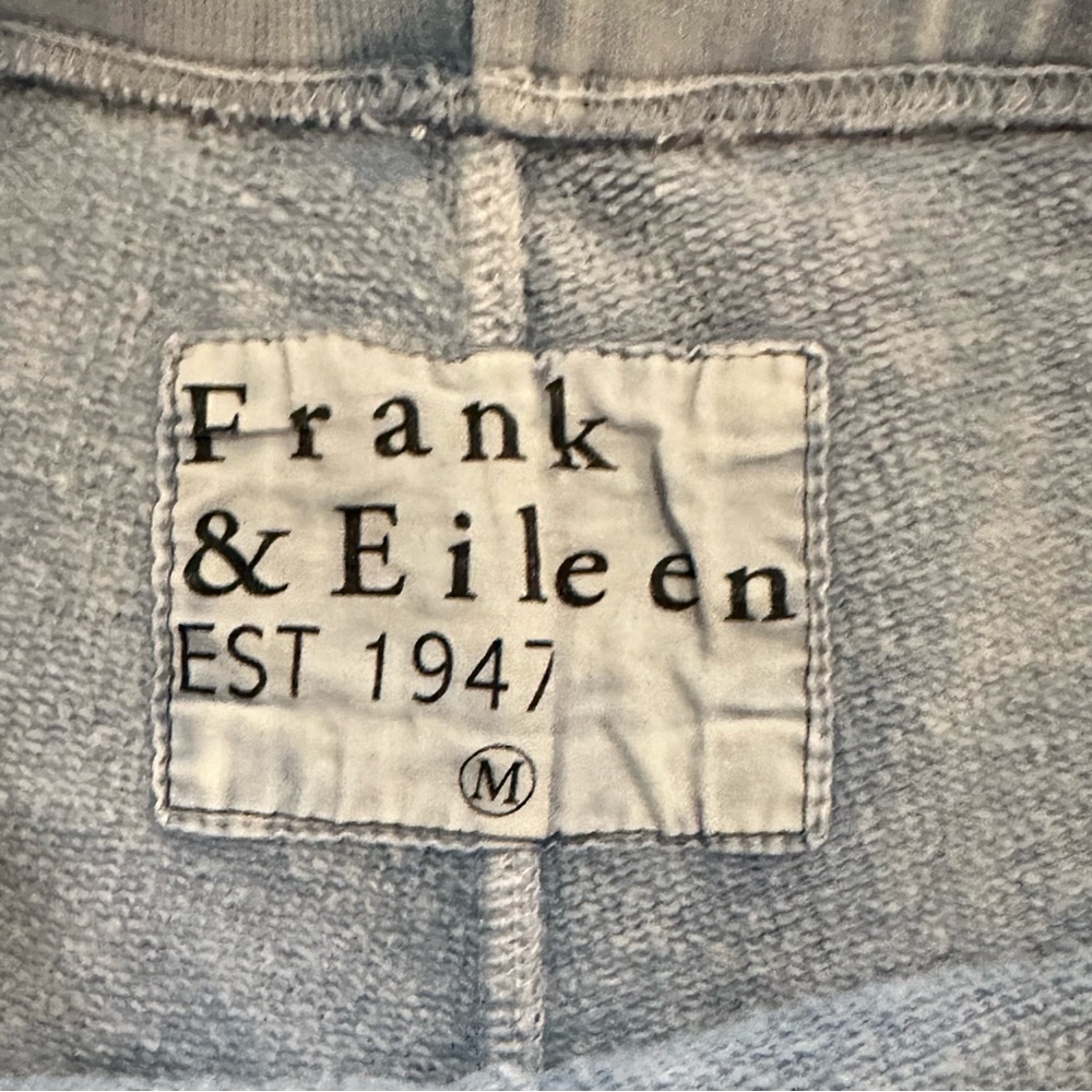 Frank & Eileen NWD Pearl Sweatshorts Mineral Wash Blue Size M - Picture 3 of 4